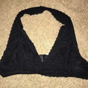 Charlotte Russe black bralette.